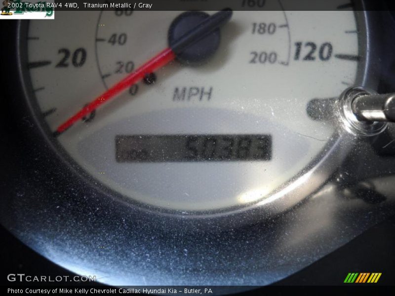 Titanium Metallic / Gray 2002 Toyota RAV4 4WD