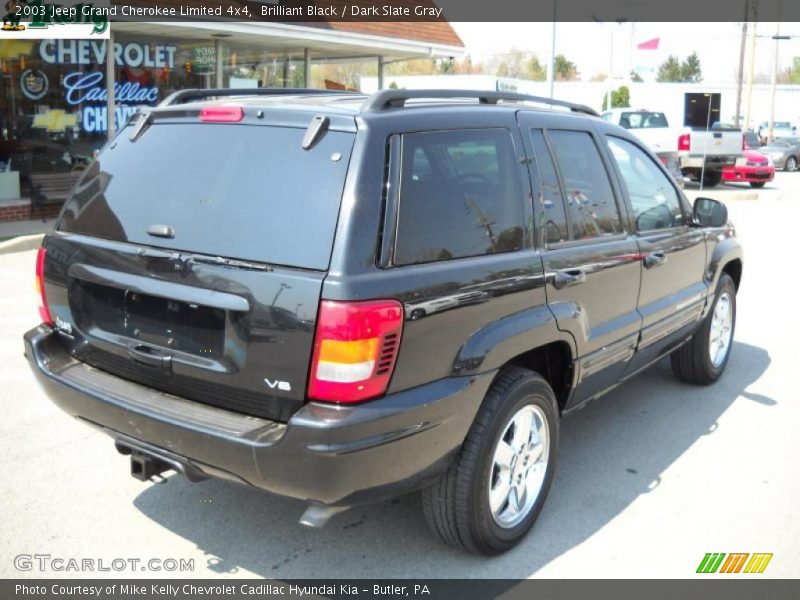 Brilliant Black / Dark Slate Gray 2003 Jeep Grand Cherokee Limited 4x4