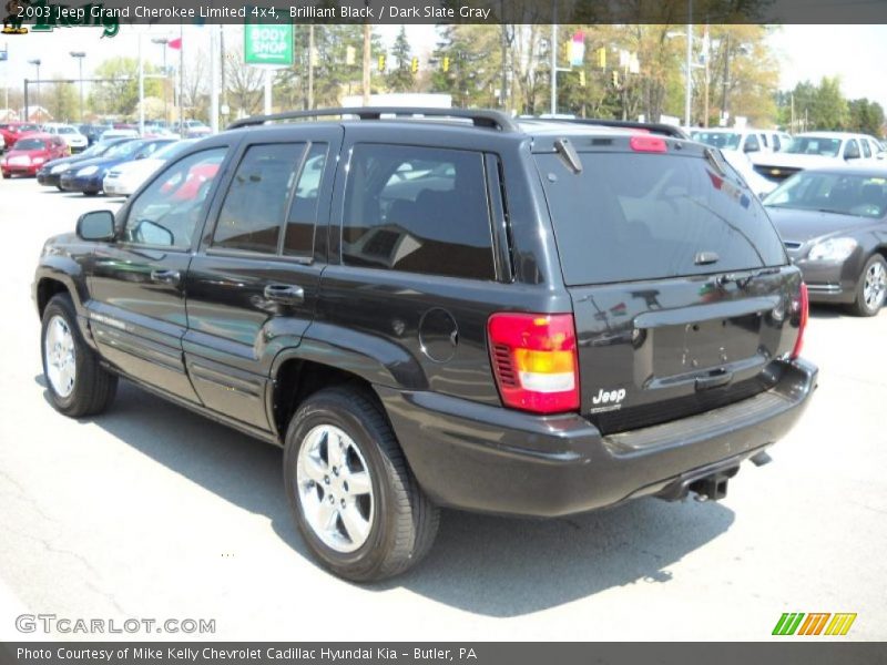 Brilliant Black / Dark Slate Gray 2003 Jeep Grand Cherokee Limited 4x4