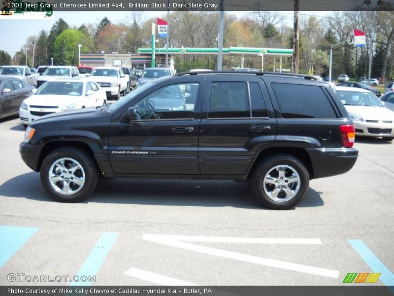 Brilliant Black / Dark Slate Gray 2003 Jeep Grand Cherokee Limited 4x4