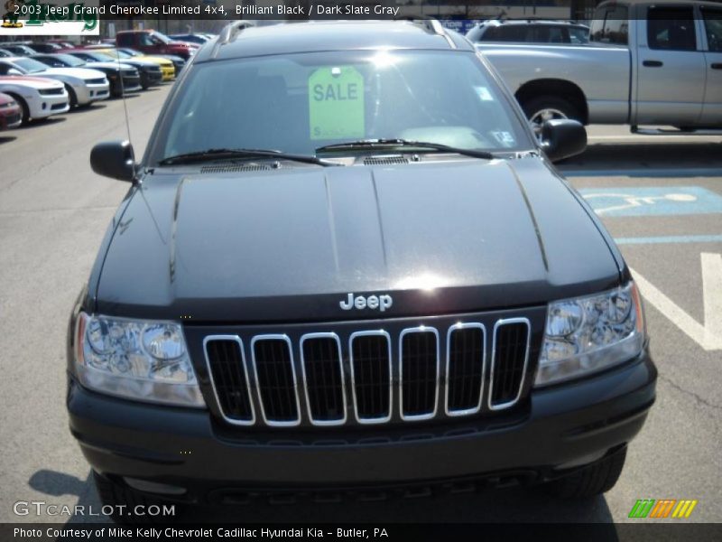Brilliant Black / Dark Slate Gray 2003 Jeep Grand Cherokee Limited 4x4