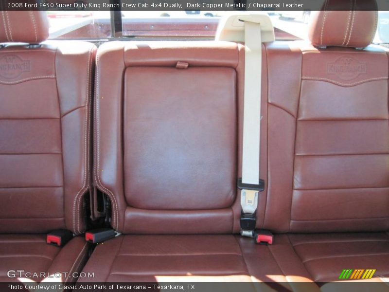 Dark Copper Metallic / Chaparral Leather 2008 Ford F450 Super Duty King Ranch Crew Cab 4x4 Dually