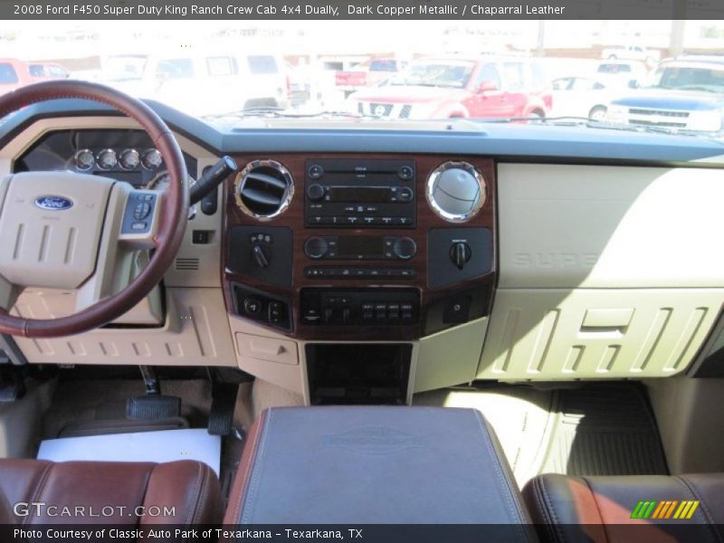 Dark Copper Metallic / Chaparral Leather 2008 Ford F450 Super Duty King Ranch Crew Cab 4x4 Dually