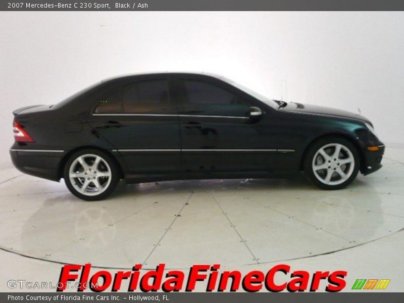 Black / Ash 2007 Mercedes-Benz C 230 Sport