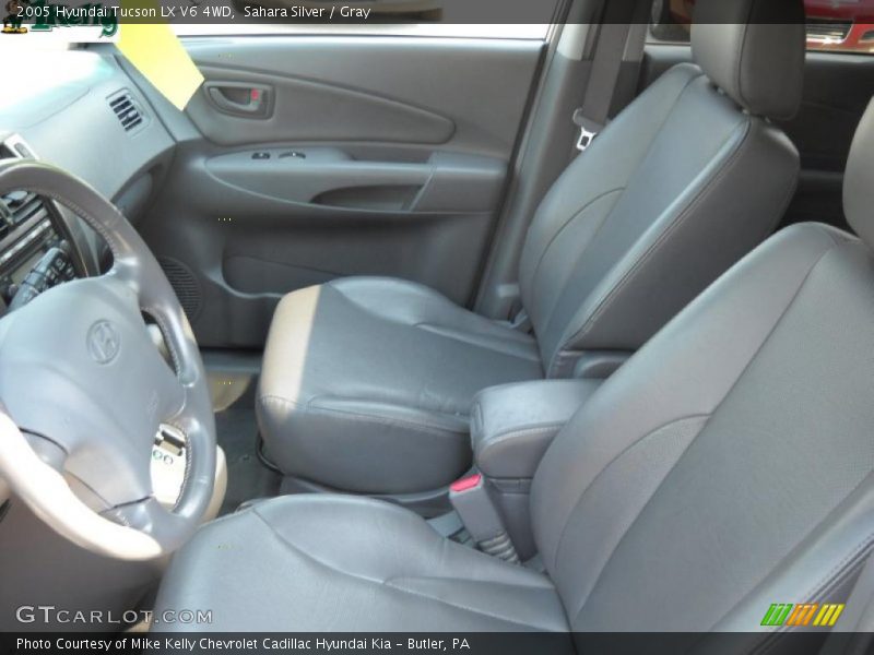 Sahara Silver / Gray 2005 Hyundai Tucson LX V6 4WD