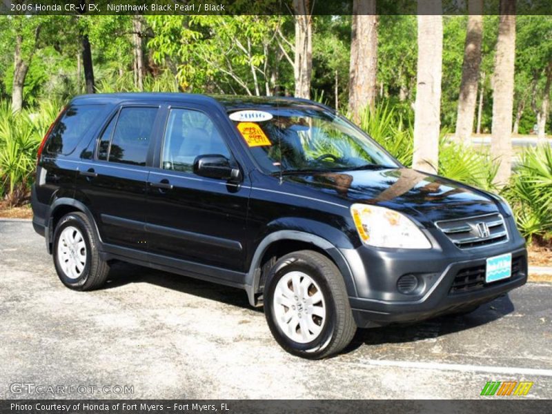 Nighthawk Black Pearl / Black 2006 Honda CR-V EX