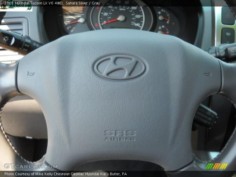Sahara Silver / Gray 2005 Hyundai Tucson LX V6 4WD