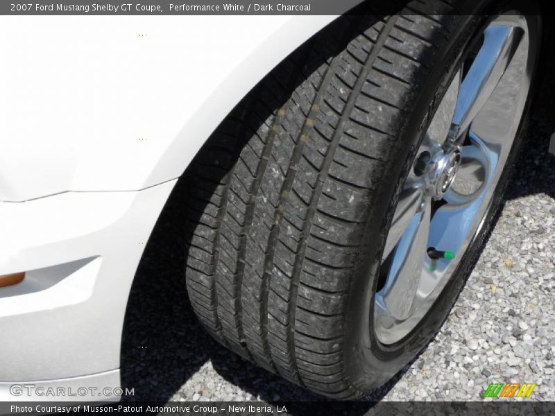 Performance White / Dark Charcoal 2007 Ford Mustang Shelby GT Coupe