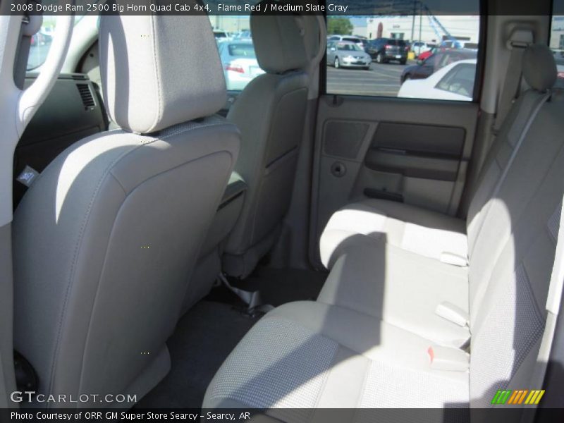 Flame Red / Medium Slate Gray 2008 Dodge Ram 2500 Big Horn Quad Cab 4x4