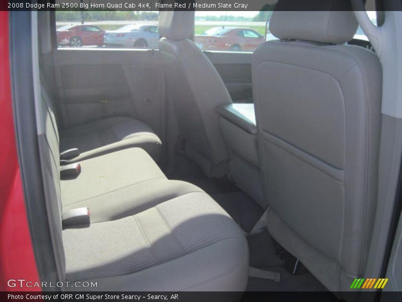 Flame Red / Medium Slate Gray 2008 Dodge Ram 2500 Big Horn Quad Cab 4x4