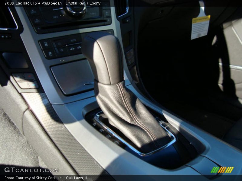 Crystal Red / Ebony 2009 Cadillac CTS 4 AWD Sedan