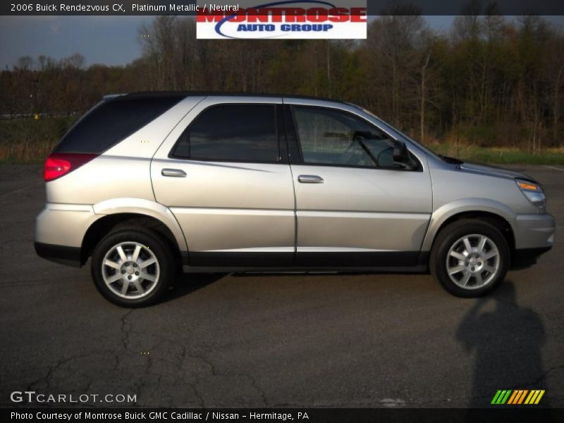 Platinum Metallic / Neutral 2006 Buick Rendezvous CX