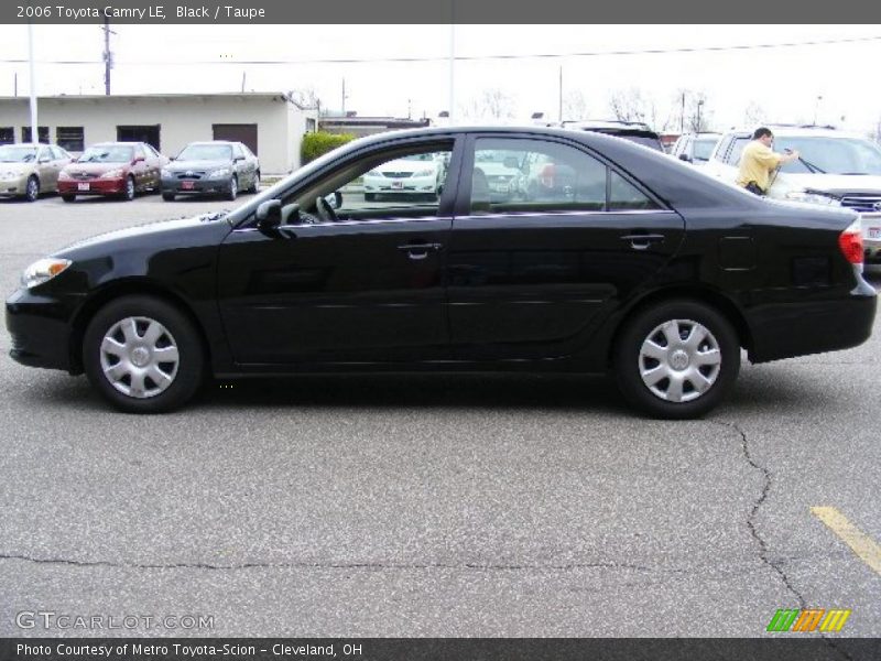Black / Taupe 2006 Toyota Camry LE