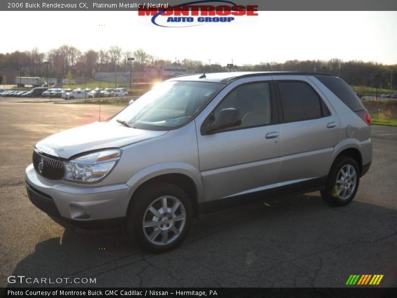 Platinum Metallic / Neutral 2006 Buick Rendezvous CX