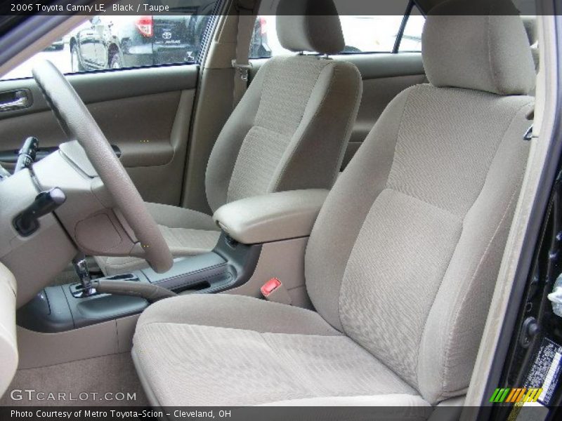 Black / Taupe 2006 Toyota Camry LE