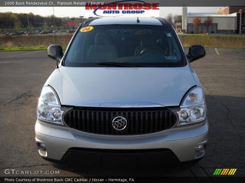 Platinum Metallic / Neutral 2006 Buick Rendezvous CX