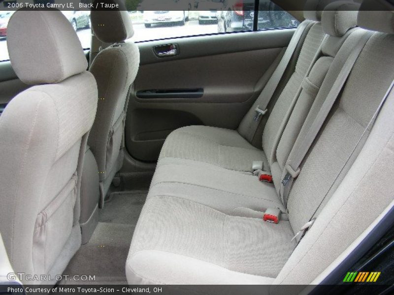 Black / Taupe 2006 Toyota Camry LE