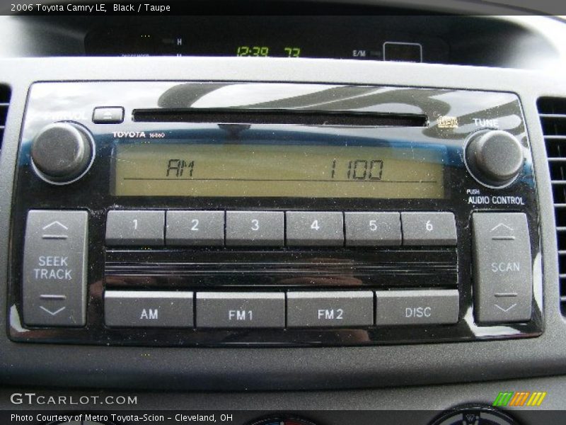 Black / Taupe 2006 Toyota Camry LE