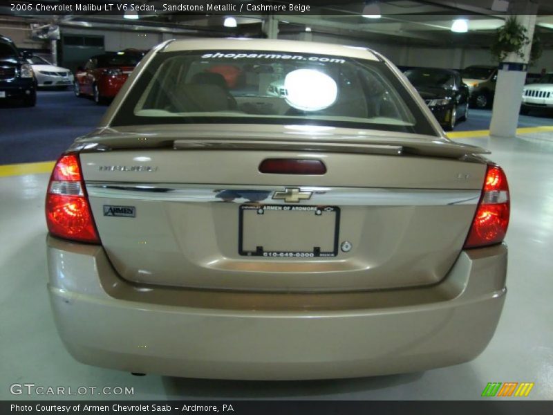 Sandstone Metallic / Cashmere Beige 2006 Chevrolet Malibu LT V6 Sedan