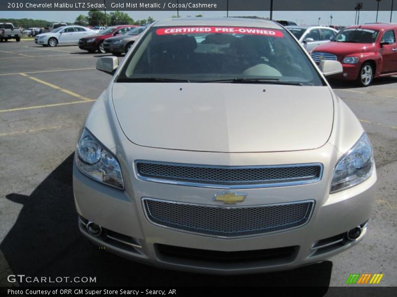 Gold Mist Metallic / Cocoa/Cashmere 2010 Chevrolet Malibu LTZ Sedan
