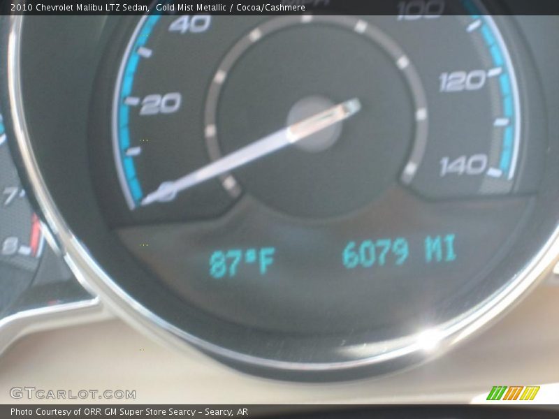 Gold Mist Metallic / Cocoa/Cashmere 2010 Chevrolet Malibu LTZ Sedan