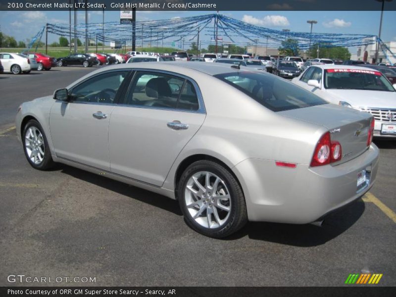 Gold Mist Metallic / Cocoa/Cashmere 2010 Chevrolet Malibu LTZ Sedan