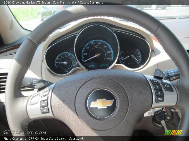 Gold Mist Metallic / Cocoa/Cashmere 2010 Chevrolet Malibu LTZ Sedan