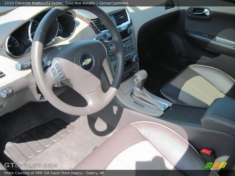 Gold Mist Metallic / Cocoa/Cashmere 2010 Chevrolet Malibu LTZ Sedan
