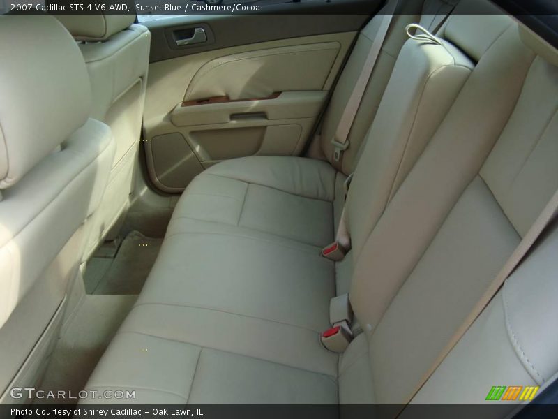 Sunset Blue / Cashmere/Cocoa 2007 Cadillac STS 4 V6 AWD