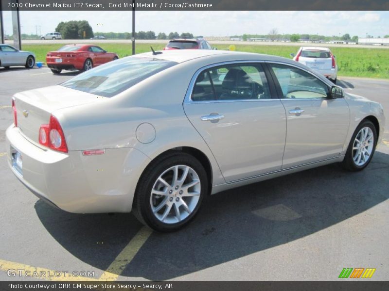 Gold Mist Metallic / Cocoa/Cashmere 2010 Chevrolet Malibu LTZ Sedan