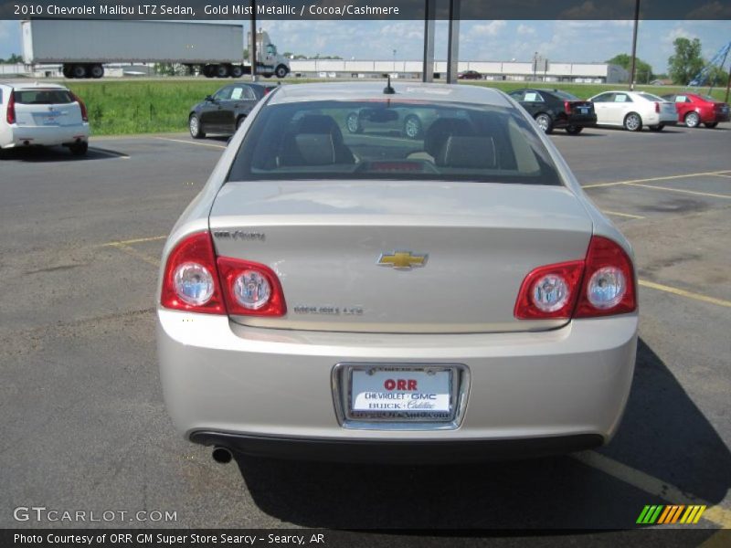 Gold Mist Metallic / Cocoa/Cashmere 2010 Chevrolet Malibu LTZ Sedan