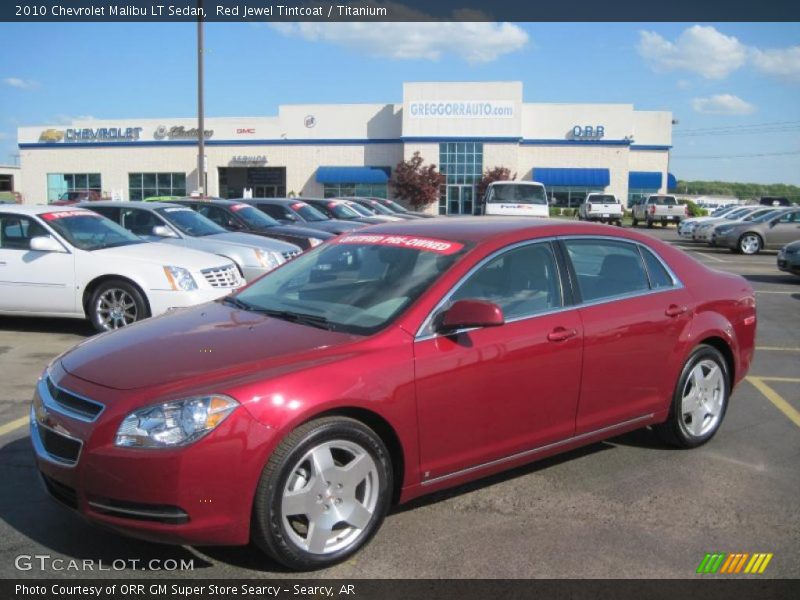Red Jewel Tintcoat / Titanium 2010 Chevrolet Malibu LT Sedan
