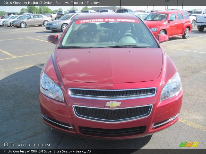 Red Jewel Tintcoat / Titanium 2010 Chevrolet Malibu LT Sedan