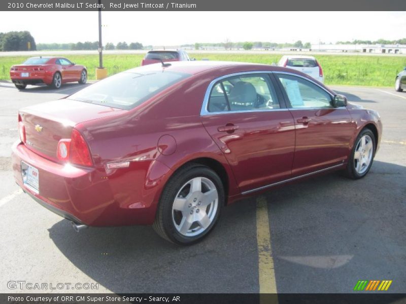 Red Jewel Tintcoat / Titanium 2010 Chevrolet Malibu LT Sedan