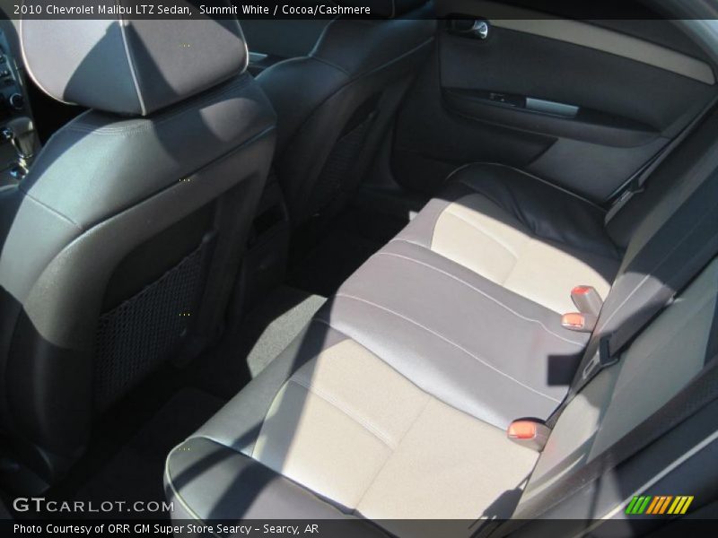 Summit White / Cocoa/Cashmere 2010 Chevrolet Malibu LTZ Sedan