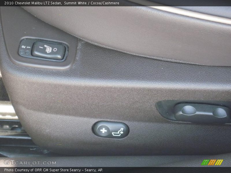Summit White / Cocoa/Cashmere 2010 Chevrolet Malibu LTZ Sedan