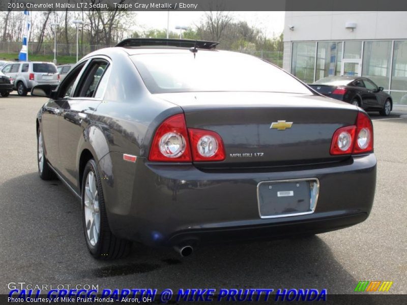 Taupe Gray Metallic / Ebony 2010 Chevrolet Malibu LTZ Sedan