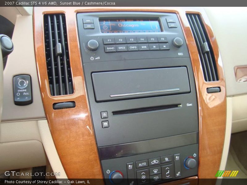 Sunset Blue / Cashmere/Cocoa 2007 Cadillac STS 4 V6 AWD