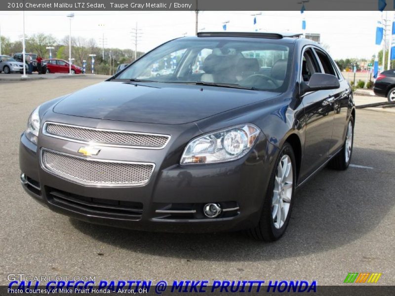 Taupe Gray Metallic / Ebony 2010 Chevrolet Malibu LTZ Sedan