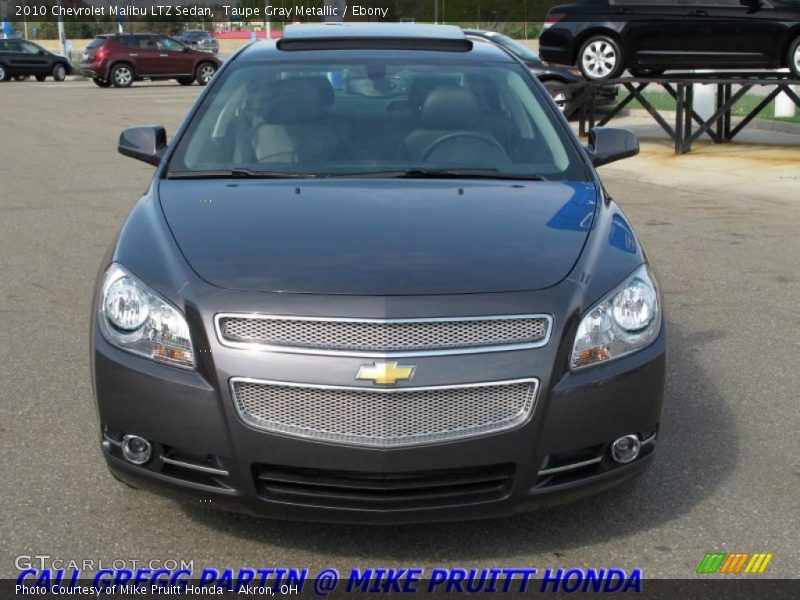 Taupe Gray Metallic / Ebony 2010 Chevrolet Malibu LTZ Sedan
