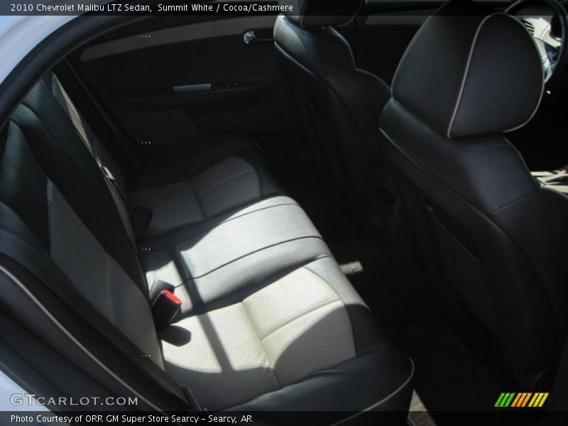 Summit White / Cocoa/Cashmere 2010 Chevrolet Malibu LTZ Sedan