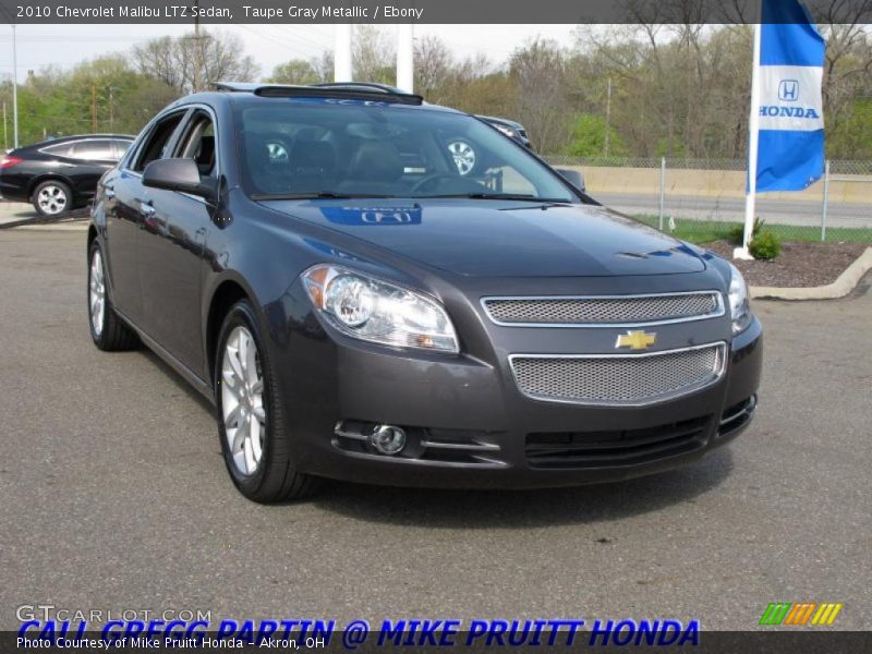 Taupe Gray Metallic / Ebony 2010 Chevrolet Malibu LTZ Sedan