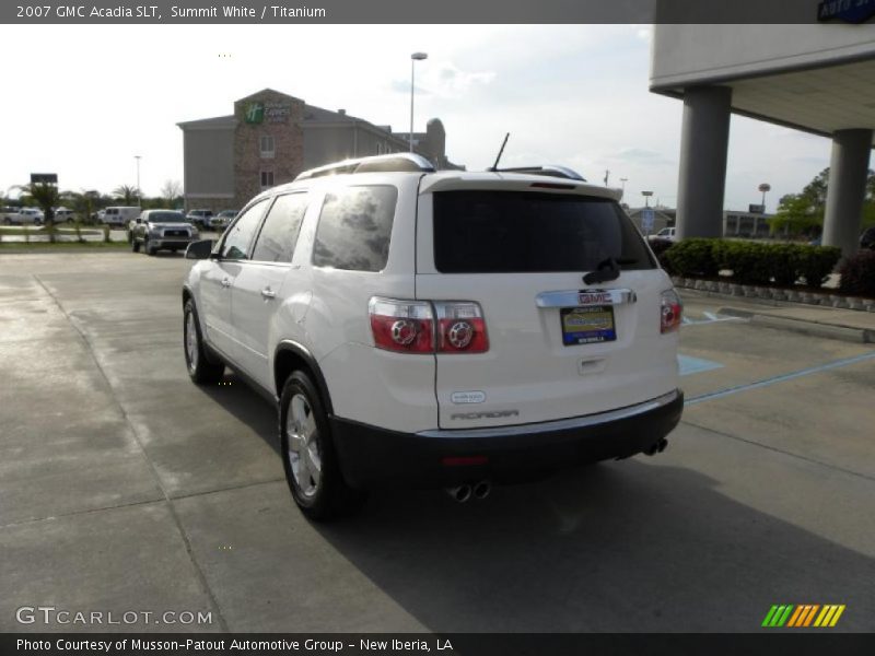 Summit White / Titanium 2007 GMC Acadia SLT
