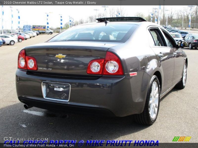 Taupe Gray Metallic / Ebony 2010 Chevrolet Malibu LTZ Sedan