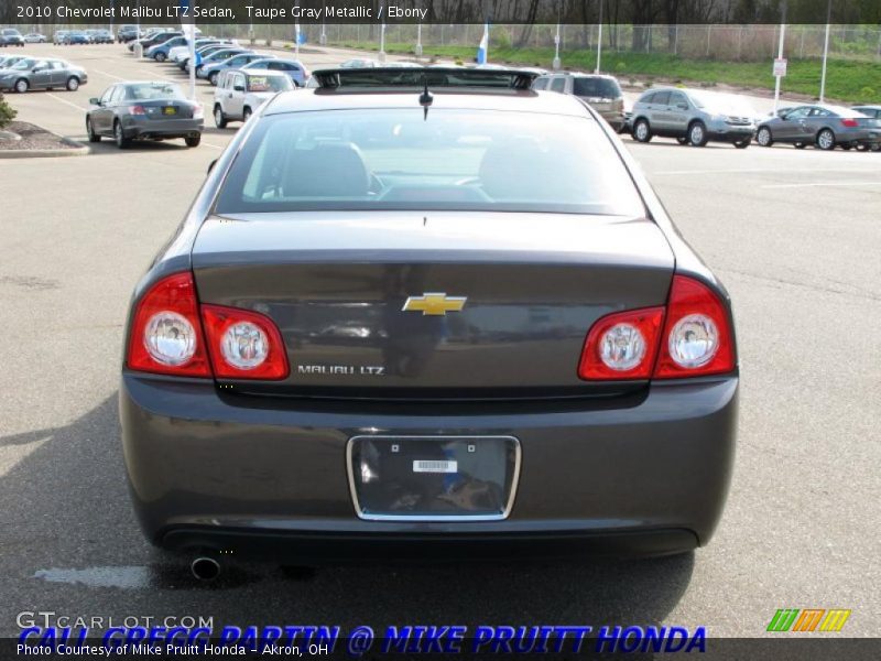 Taupe Gray Metallic / Ebony 2010 Chevrolet Malibu LTZ Sedan
