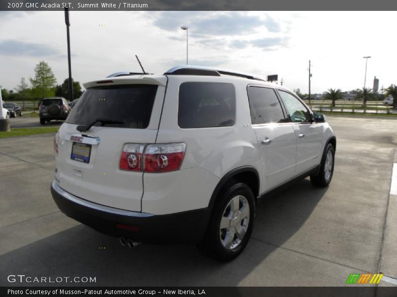 Summit White / Titanium 2007 GMC Acadia SLT