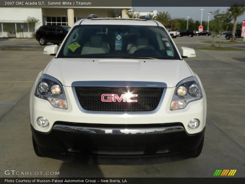 Summit White / Titanium 2007 GMC Acadia SLT