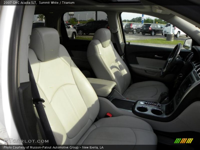 Summit White / Titanium 2007 GMC Acadia SLT