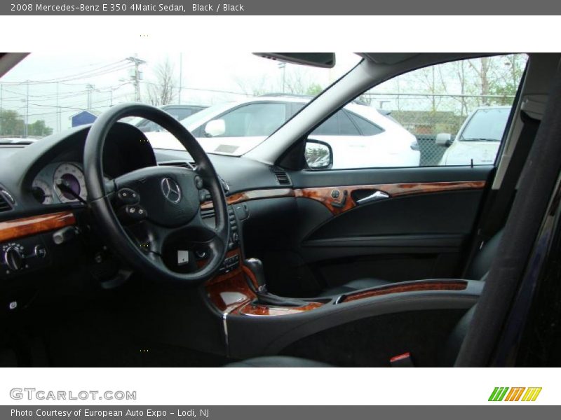 Black / Black 2008 Mercedes-Benz E 350 4Matic Sedan