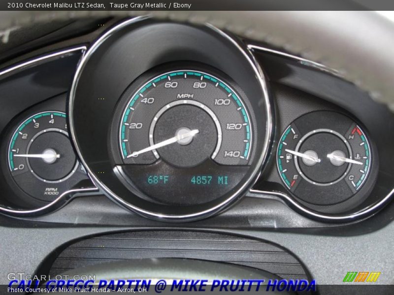 Taupe Gray Metallic / Ebony 2010 Chevrolet Malibu LTZ Sedan